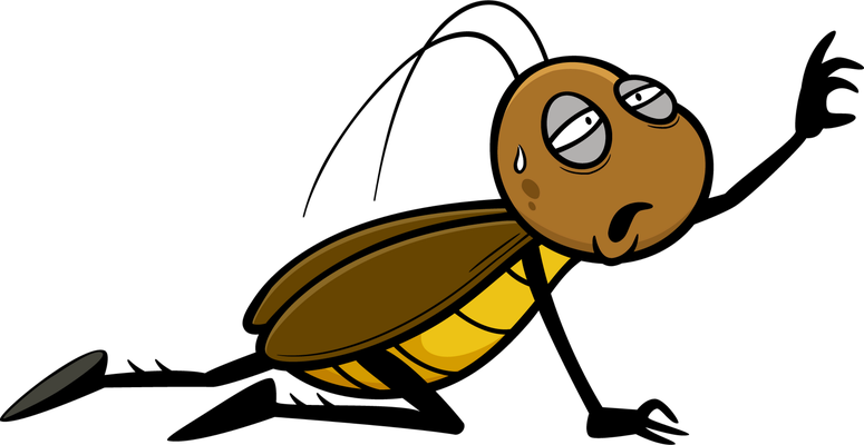 cafard - insecte - animaux - smiley émoticône émoji cartoon clipart illustration - artémotic