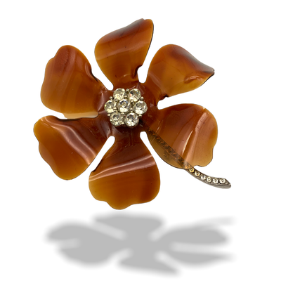 Lovely large 1960's Flower Power brooch/pin  -art.436/3-