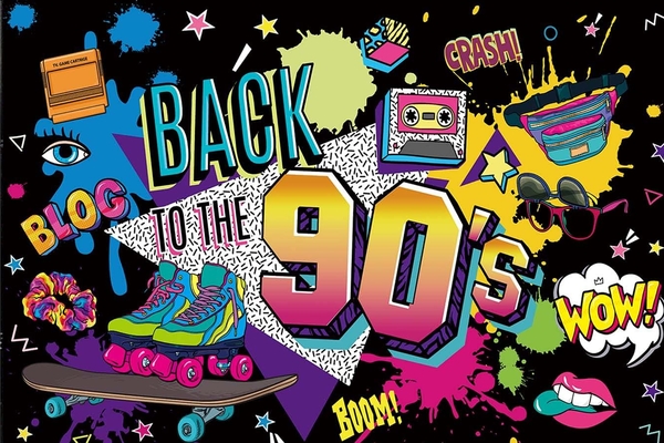 T2 90er-Jahre Retro Hip-Hop (einfacher-Stoff) = 25 EUR (280-x 150cm)