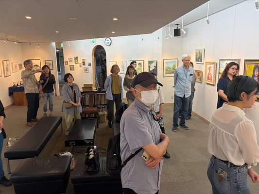 第７回アトリエこうたき美術研究所作品展　塚原先生の講評会