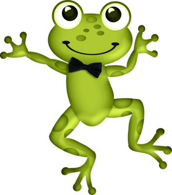 grenouille - faune aquatique - animaux - smiley émoticône émoji cartoon clipart illustration - artémotic