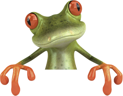 grenouille - faune aquatique - animaux - smiley émoticône émoji cartoon clipart illustration - artémotic