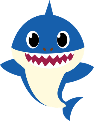 requin - faune aquatique - animaux - smiley émoticône émoji cartoon clipart illustration - artémotic