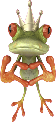 grenouille - faune aquatique - animaux - smiley émoticône émoji cartoon clipart illustration - artémotic