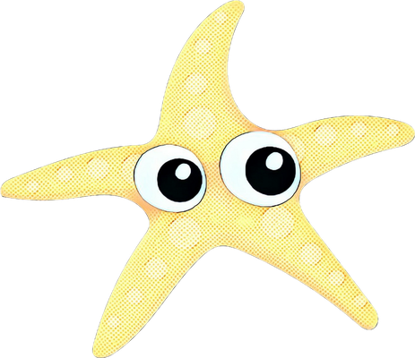 étoile de mer - faune aquatique - animaux - smiley émoticône émoji cartoon clipart illustration - artémotic