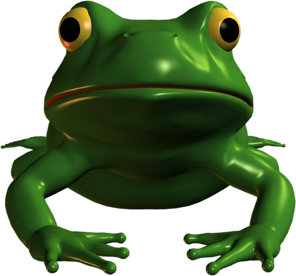 grenouille - faune aquatique - animaux - smiley émoticône émoji cartoon clipart illustration - artémotic