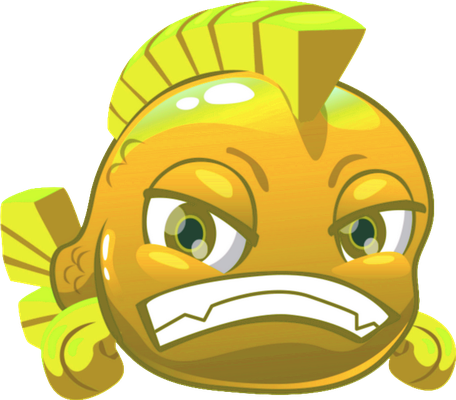 poisson - faune aquatique - animaux - smiley émoticône émoji cartoon clipart illustration - artémotic