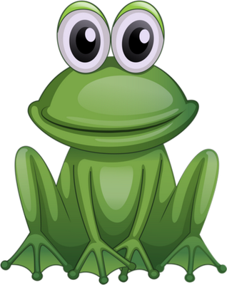 grenouille - faune aquatique - animaux - smiley émoticône émoji cartoon clipart illustration - artémotic
