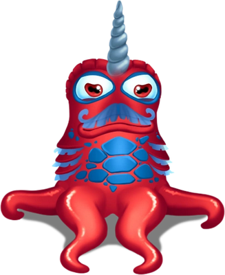 poulpe - faune aquatique - animaux - smiley émoticône émoji cartoon clipart illustration - artémotic