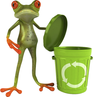 grenouille - faune aquatique - animaux - smiley émoticône émoji cartoon clipart illustration - artémotic