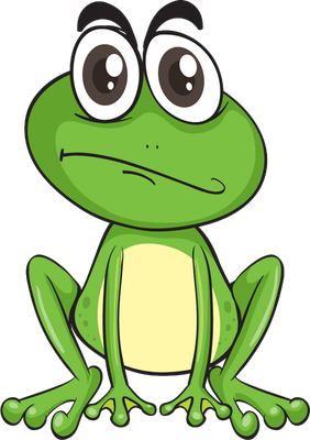 grenouille - faune aquatique - animaux - smiley émoticône émoji cartoon clipart illustration - artémotic