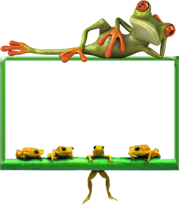 grenouille - faune aquatique - animaux - smiley émoticône émoji cartoon clipart illustration - artémotic