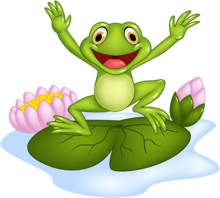 grenouille - faune aquatique - animaux - smiley émoticône émoji cartoon clipart illustration - artémotic