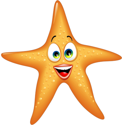 étoile de mer - faune aquatique - animaux - smiley émoticône émoji cartoon clipart illustration - artémotic
