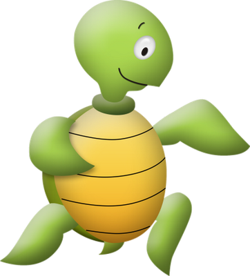 tortue marine - faune aquatique - animaux - smiley émoticône émoji cartoon clipart illustration - artémotic