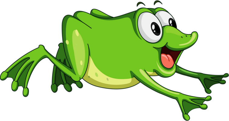 grenouille - faune aquatique - animaux - smiley émoticône émoji cartoon clipart illustration - artémotic