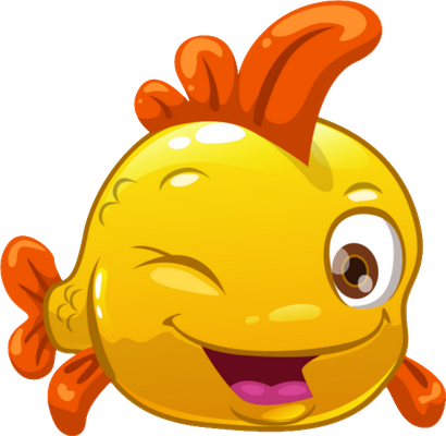 poisson - faune aquatique - animaux - smiley émoticône émoji cartoon clipart illustration - artémotic