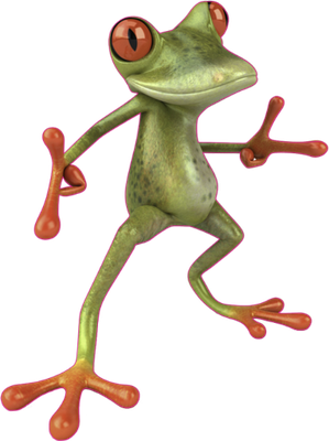 grenouille - faune aquatique - animaux - smiley émoticône émoji cartoon clipart illustration - artémotic