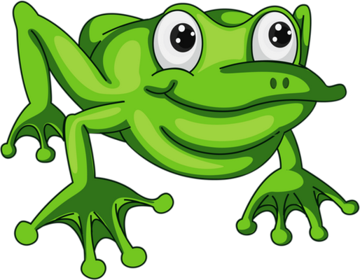 grenouille - faune aquatique - animaux - smiley émoticône émoji cartoon clipart illustration - artémotic