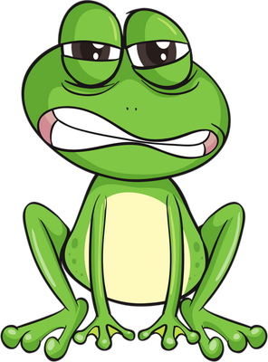 grenouille - faune aquatique - animaux - smiley émoticône émoji cartoon clipart illustration - artémotic