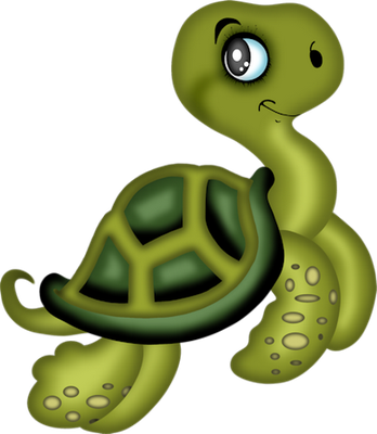 tortue marine - faune aquatique - animaux - smiley émoticône émoji cartoon clipart illustration - artémotic