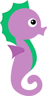 hippocampe - faune aquatique - animaux - smiley émoticône émoji cartoon clipart illustration - artémotic
