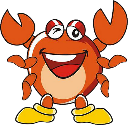 crabe - faune aquatique - animaux - smiley émoticône émoji cartoon clipart illustration - artémotic