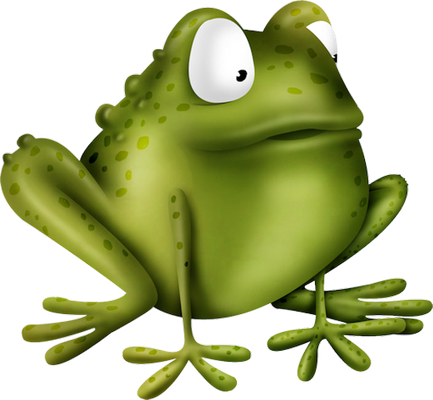 grenouille - faune aquatique - animaux - smiley émoticône émoji cartoon clipart illustration - artémotic
