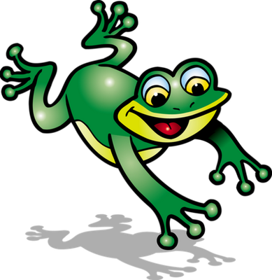grenouille - faune aquatique - animaux - smiley émoticône émoji cartoon clipart illustration - artémotic