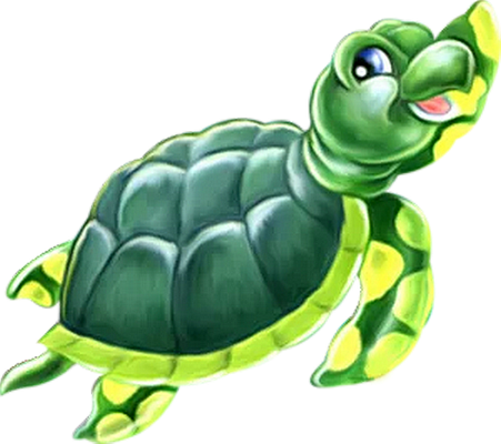tortue marine - faune aquatique - animaux - smiley émoticône émoji cartoon clipart illustration - artémotic