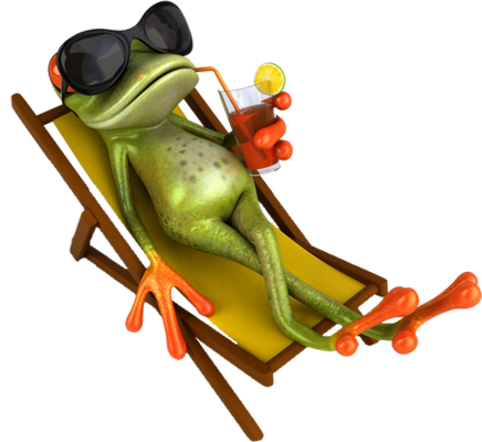 grenouille - faune aquatique - animaux - smiley émoticône émoji cartoon clipart illustration - artémotic