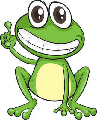 grenouille - faune aquatique - animaux - smiley émoticône émoji cartoon clipart illustration - artémotic