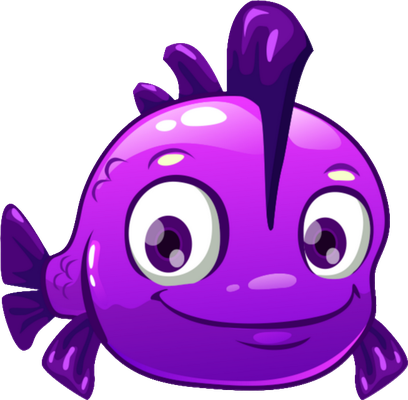 poisson - faune aquatique - animaux - smiley émoticône émoji cartoon clipart illustration - artémotic