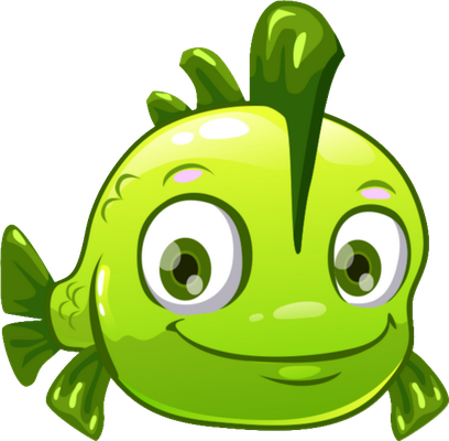 poisson - faune aquatique - animaux - smiley émoticône émoji cartoon clipart illustration - artémotic