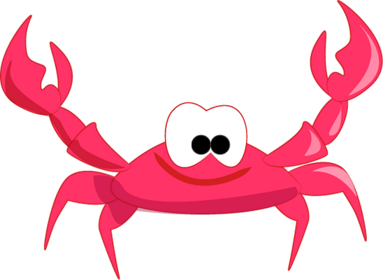 crabe - faune aquatique - animaux - smiley émoticône émoji cartoon clipart illustration - artémotic