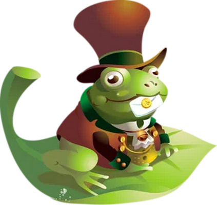 grenouille - faune aquatique - animaux - smiley émoticône émoji cartoon clipart illustration - artémotic