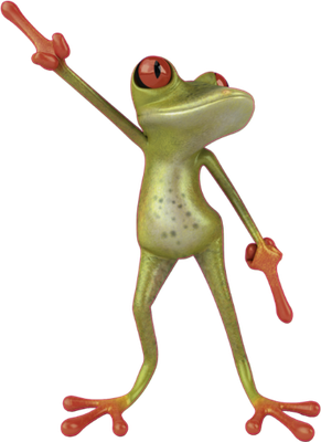 grenouille - faune aquatique - animaux - smiley émoticône émoji cartoon clipart illustration - artémotic
