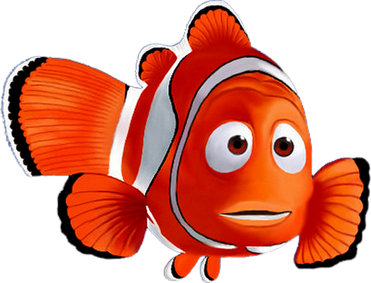 poisson-clown - faune aquatique - animaux - smiley émoticône émoji cartoon clipart illustration - artémotic