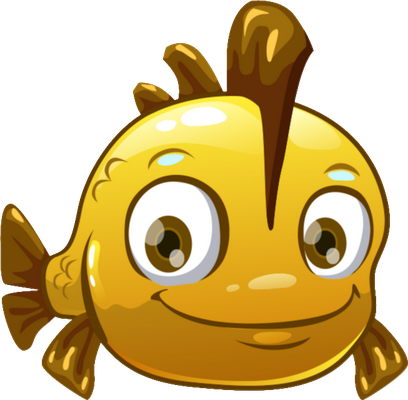 poisson - faune aquatique - animaux - smiley émoticône émoji cartoon clipart illustration - artémotic