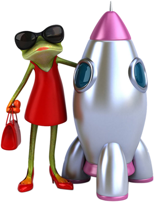 grenouille - faune aquatique - animaux - smiley émoticône émoji cartoon clipart illustration - artémotic