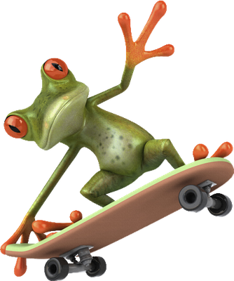 grenouille - faune aquatique - animaux - smiley émoticône émoji cartoon clipart illustration - artémotic
