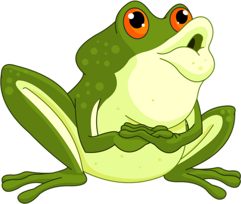 grenouille - faune aquatique - animaux - smiley émoticône émoji cartoon clipart illustration - artémotic