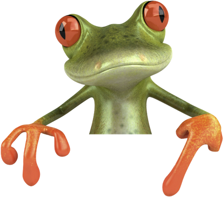 grenouille - faune aquatique - animaux - smiley émoticône émoji cartoon clipart illustration - artémotic