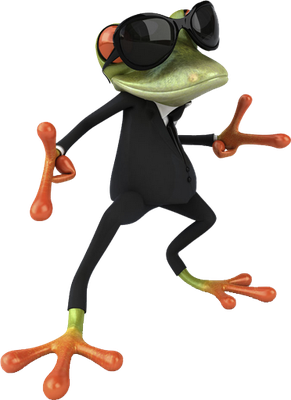 grenouille - faune aquatique - animaux - smiley émoticône émoji cartoon clipart illustration - artémotic