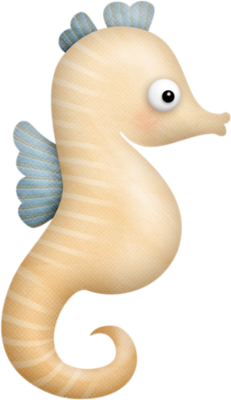 hippocampe - faune aquatique - animaux - smiley émoticône émoji cartoon clipart illustration - artémotic
