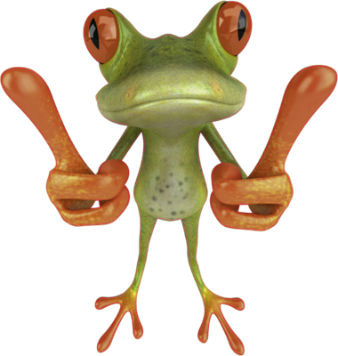 grenouille - faune aquatique - animaux - smiley émoticône émoji cartoon clipart illustration - artémotic