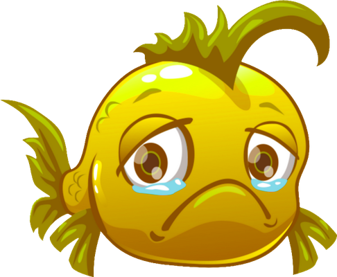 poisson - faune aquatique - animaux - smiley émoticône émoji cartoon clipart illustration - artémotic