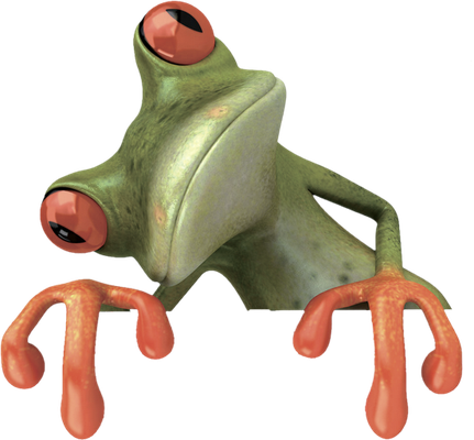 grenouille - faune aquatique - animaux - smiley émoticône émoji cartoon clipart illustration - artémotic