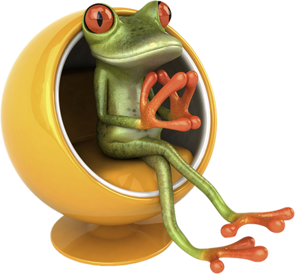 grenouille - faune aquatique - animaux - smiley émoticône émoji cartoon clipart illustration - artémotic