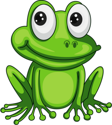 grenouille - faune aquatique - animaux - smiley émoticône émoji cartoon clipart illustration - artémotic